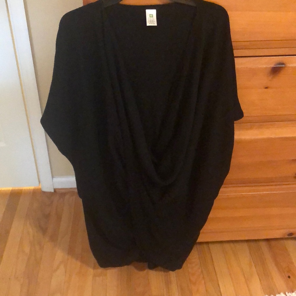 Long Black Sweater Vest